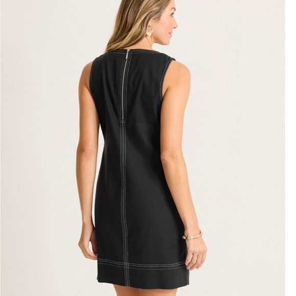 Tommy Bahama Palm-A-Dora Split Neck Sheath Dress - Picture 2 of 10